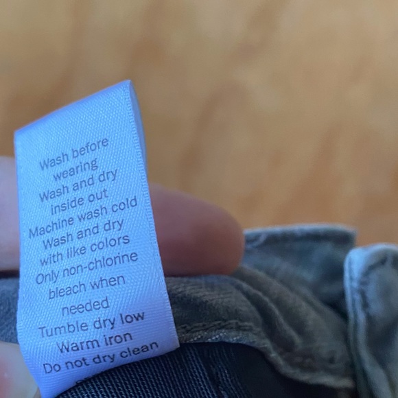 Athleta High Rise Sculptek Gray Stretch Jean raw frayed hem. Not shown - Picture 15 of 16